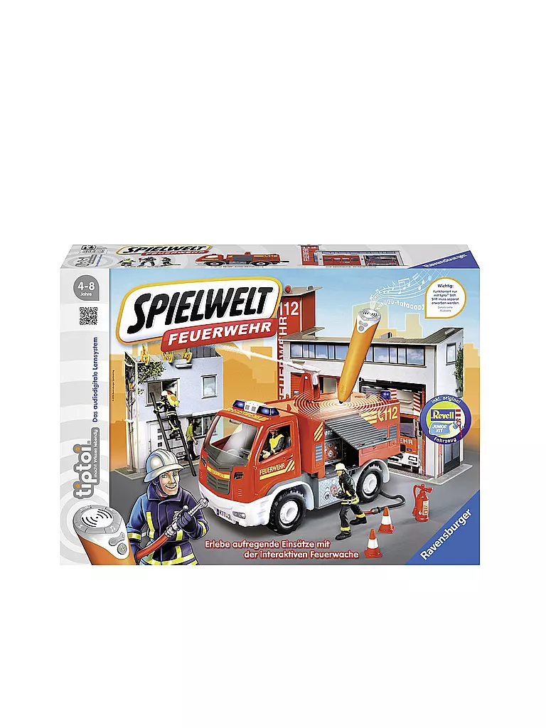 RAVENSBURGER | Tiptoi - Spielwelt Feuerwehr | transparent