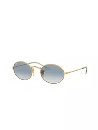 RAY BAN | Sonnenbrille "Oval Flat Lenses" 3547N/51 (001) | gold