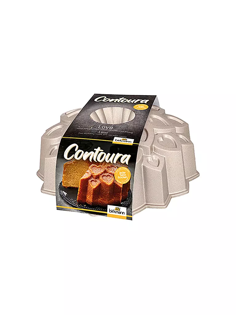 RBV BIRKMANN | Backform Love Contoura 25cm Antihaft Silber | silber