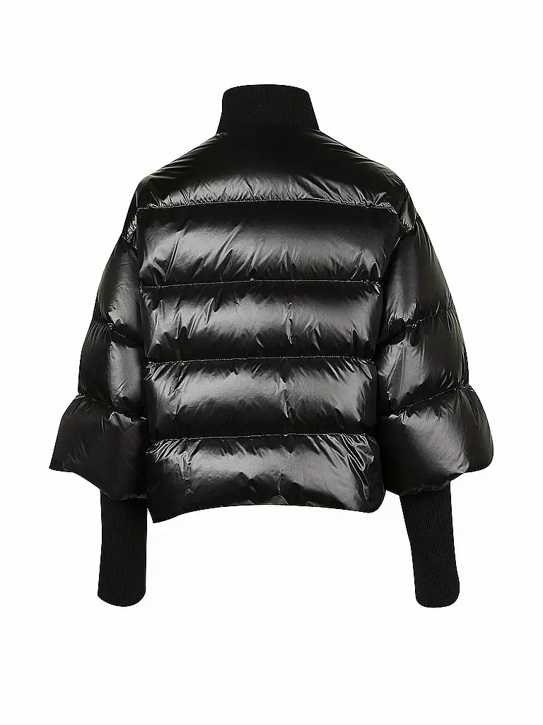 RED VALENTINO | Daunenjacke Oversized-Cropped-Fit | schwarz