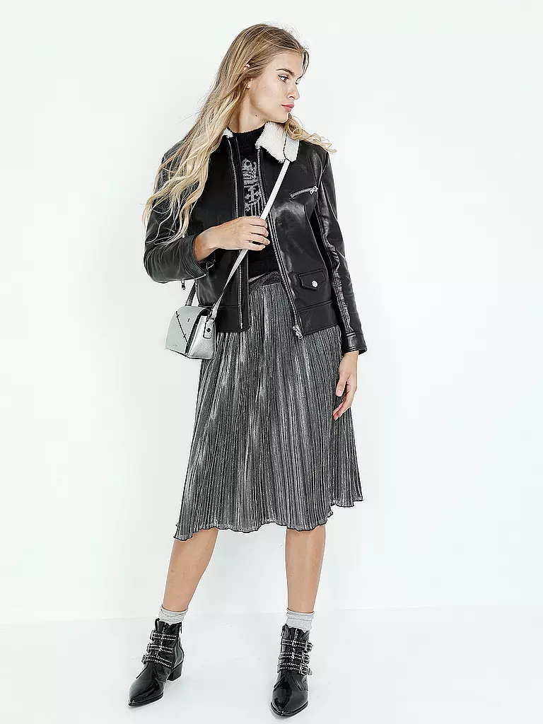 RED VALENTINO | Lederjacke  | 