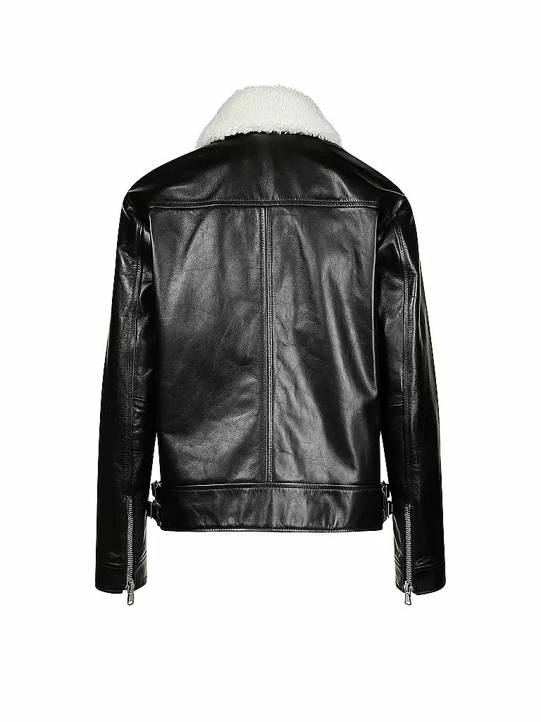 RED VALENTINO | Lederjacke  | 