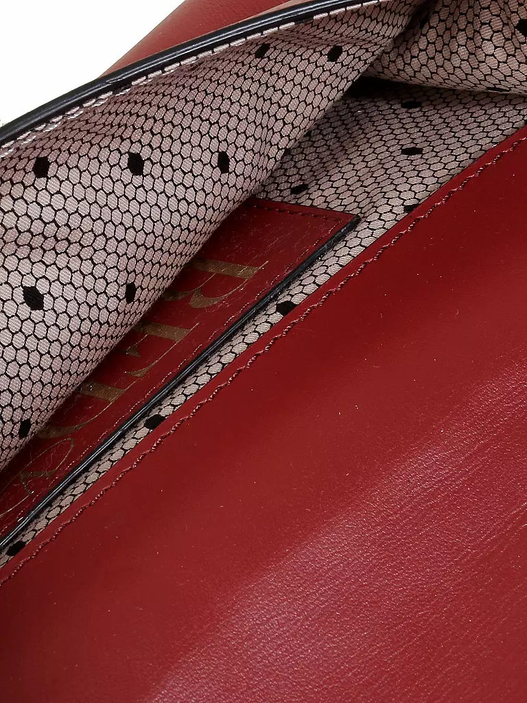 RED VALENTINO | Ledertasche - Mini Bag | rot