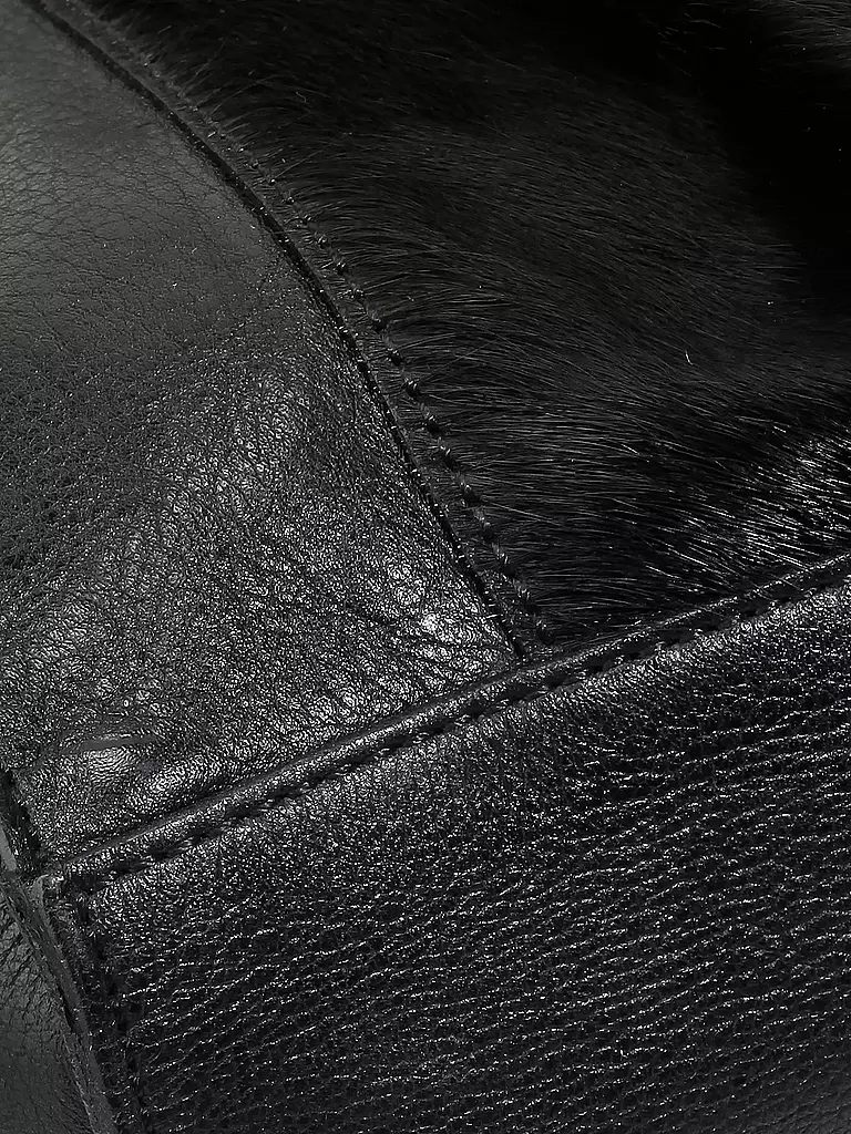 REHARD | Ledertasche - Shopper | schwarz