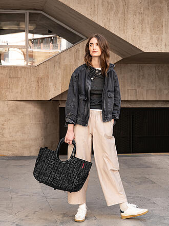 REISENTHEL | Loopshopper L BOUCLE Black 