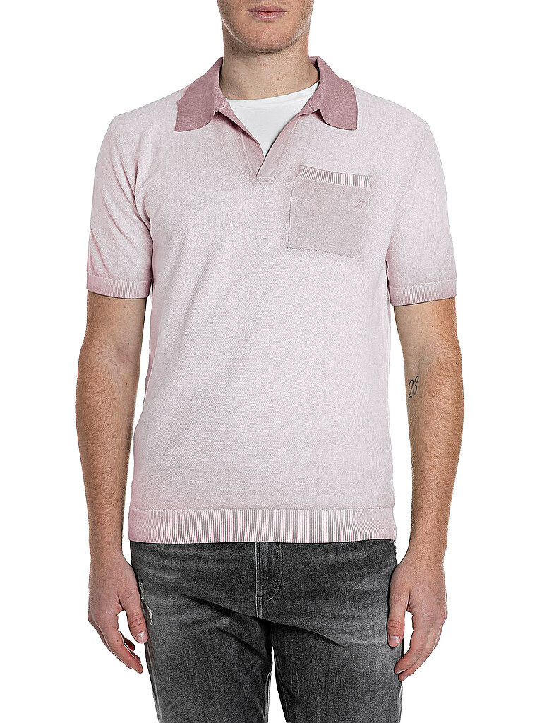 REPLAY Poloshirt rosa | S