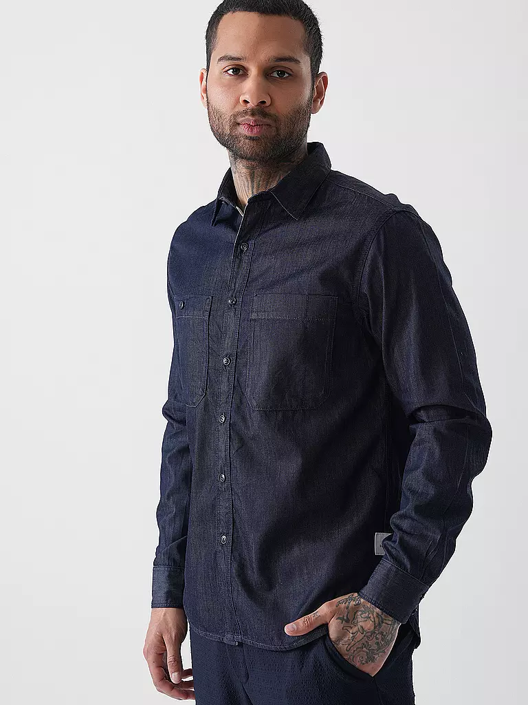REPLAY | Hemd Regular Fit | blau