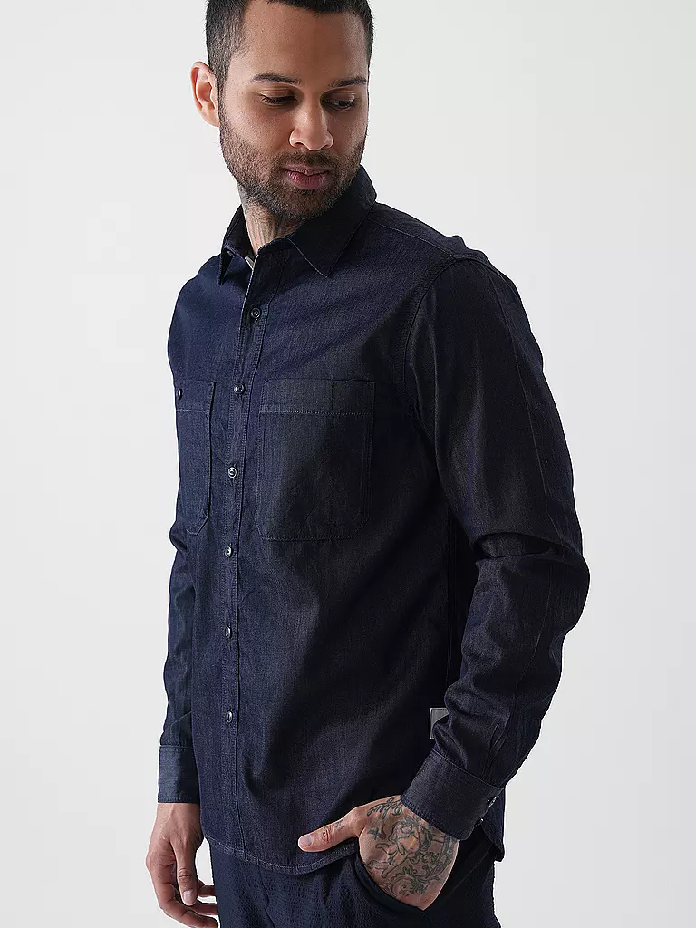 REPLAY | Hemd Regular Fit | blau
