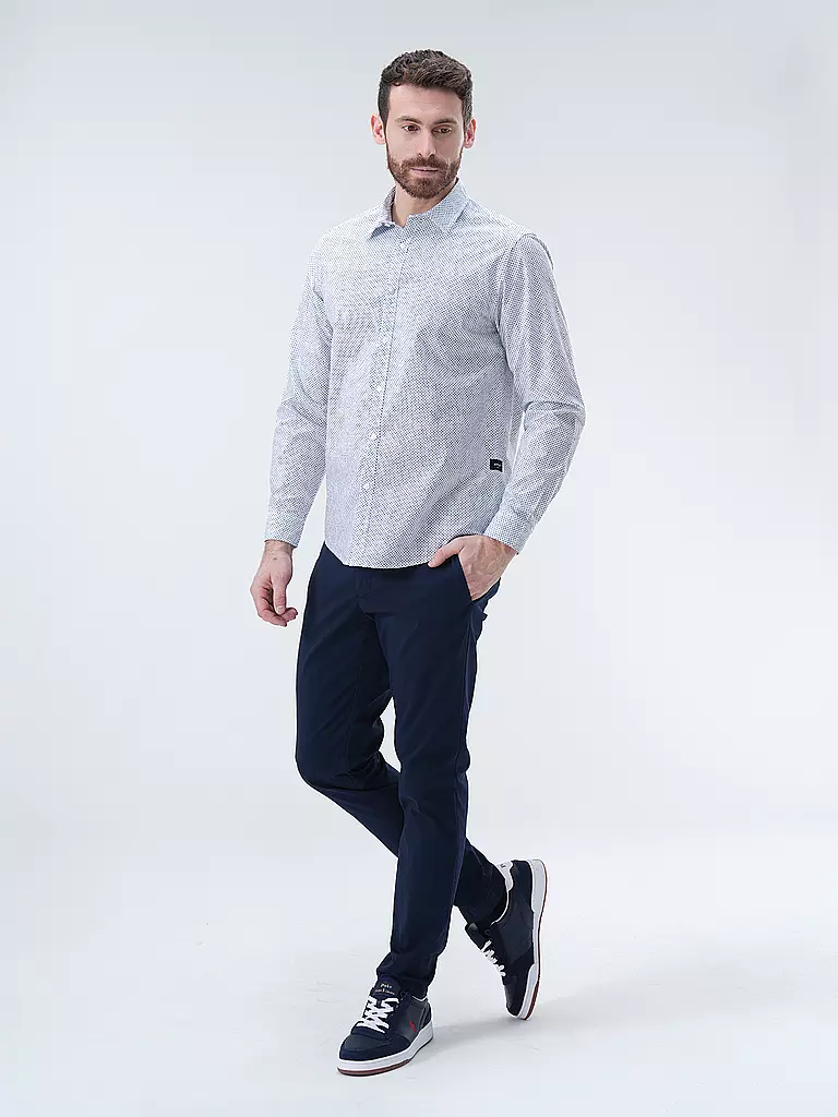 REPLAY | Hemd Slim Fit  | weiss