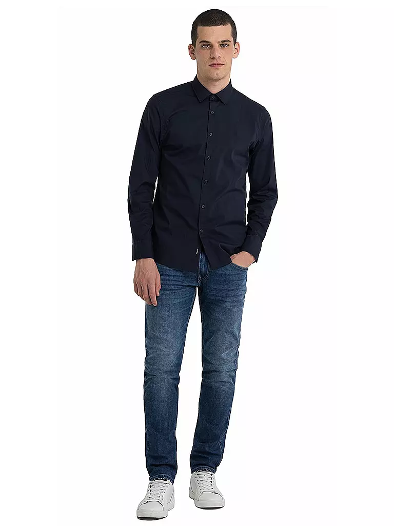 REPLAY | Hemd Slim Fit | blau