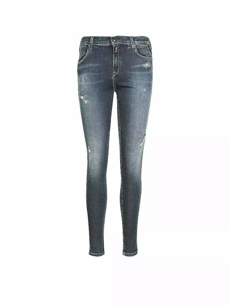 REPLAY | Higwaist Jeans Slim-Fit "Stella" Hyperflex  | blau