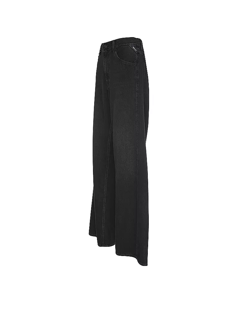 REPLAY | Jeans Barrel Leg Fit | schwarz
