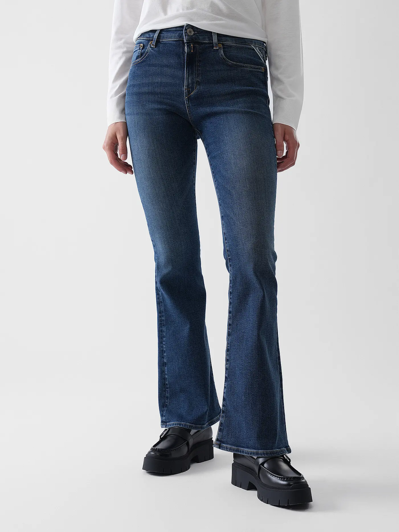 REPLAY | Jeans Bootcut JOELLA | dunkelblau