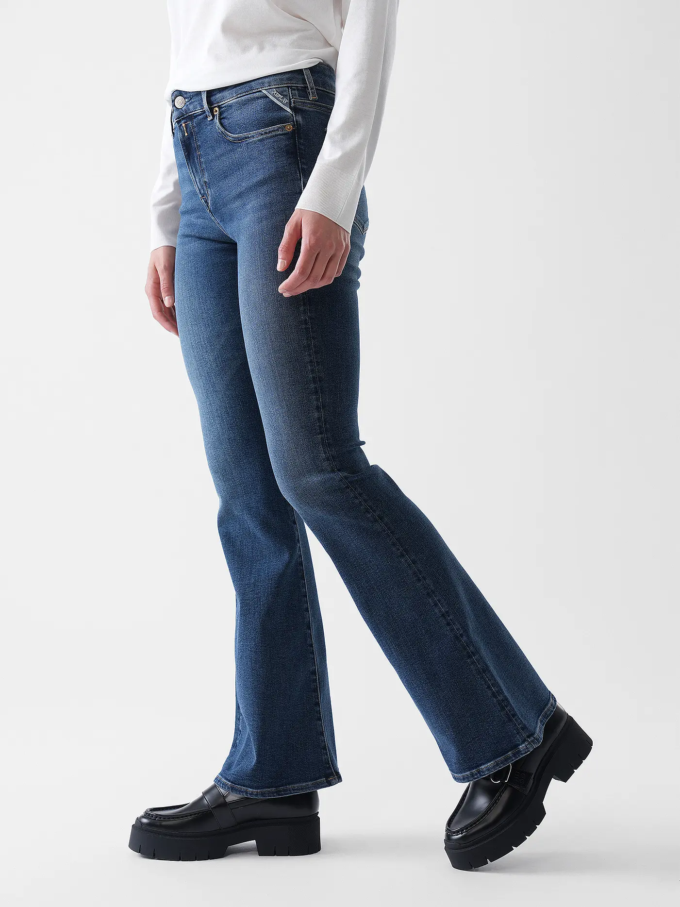 REPLAY | Jeans Bootcut JOELLA | dunkelblau