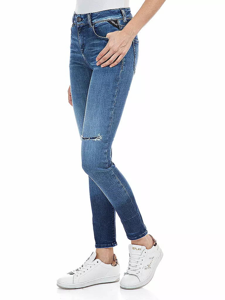 REPLAY | Jeans Slim Fit " Faaby " 7/8 | blau