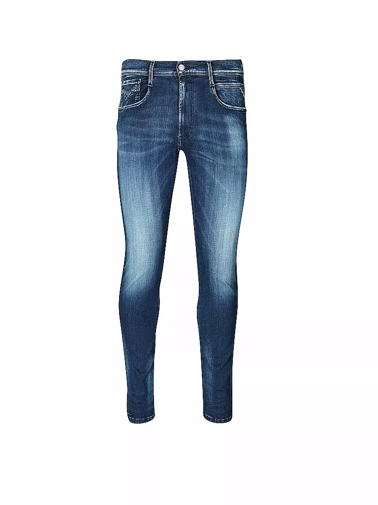 REPLAY | Jeans Slim Fit Ambass Hyperflex Re- Used  | blau