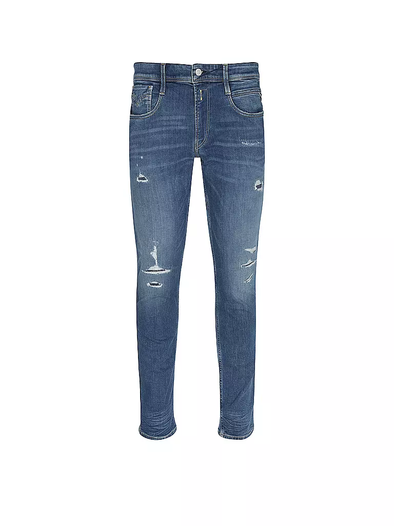 REPLAY | Jeans Slim Fit ANBASS 573 BROKEN REPAIR | blau