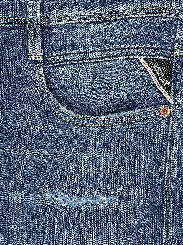 REPLAY | Jeans Slim Fit ANBASS 573 BROKEN REPAIR | blau