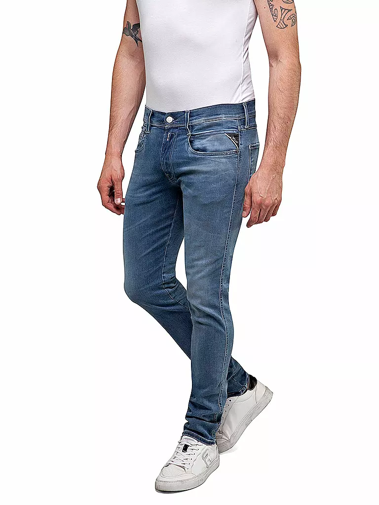 REPLAY | Jeans Slim Fit Anbass Hyperflex Bio | hellblau