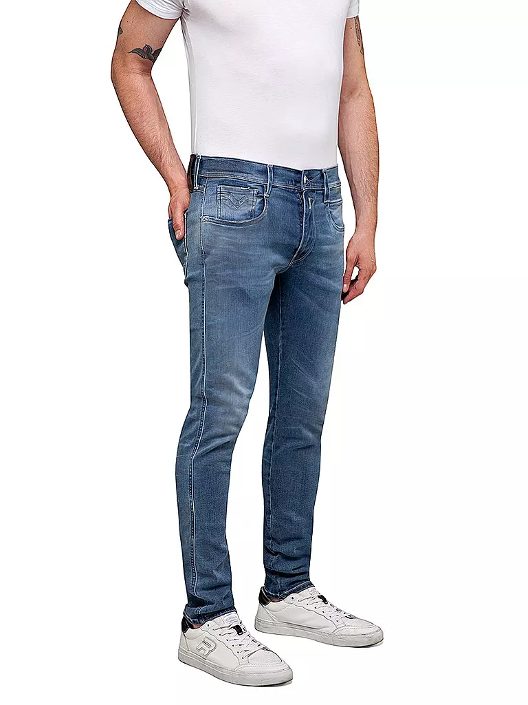 REPLAY | Jeans Slim Fit Anbass Hyperflex Bio | hellblau