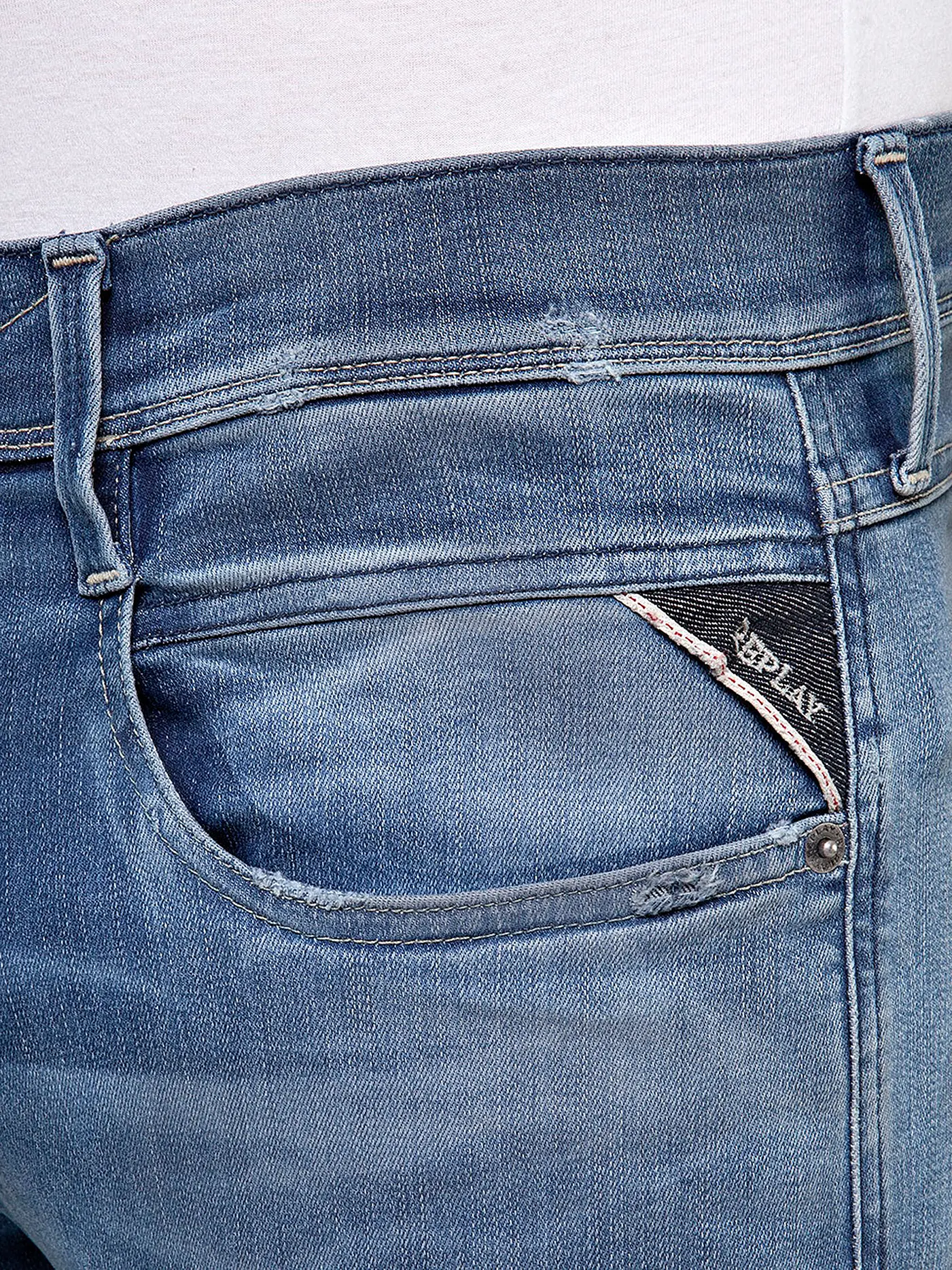 REPLAY | Jeans Slim Fit Anbass Hyperflex Bio | hellblau