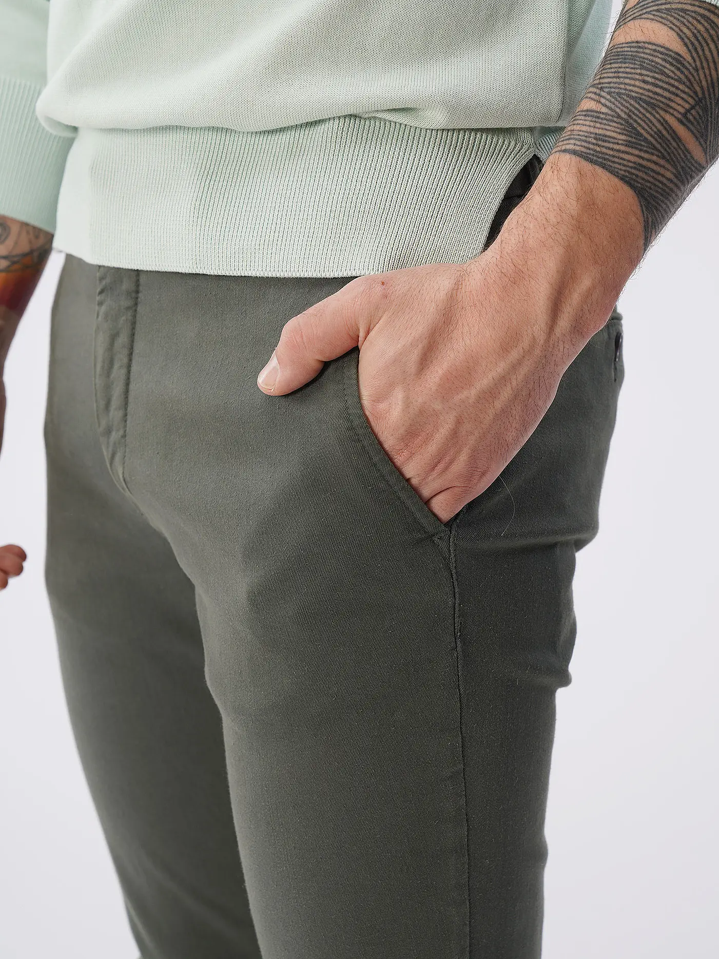 REPLAY | Jeans Slim Fit ZEUMAR - Hyperflex | dunkelgrün