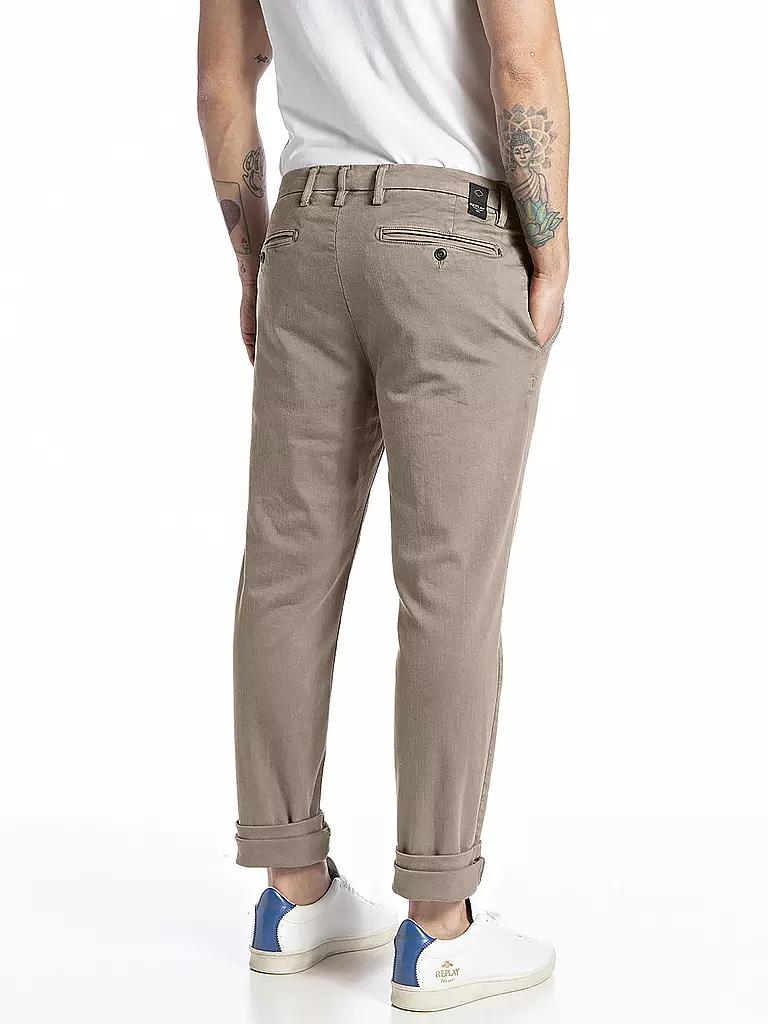 REPLAY | Jeans Slim Fit ZEUMAR - Hyperflex | dunkelgrün