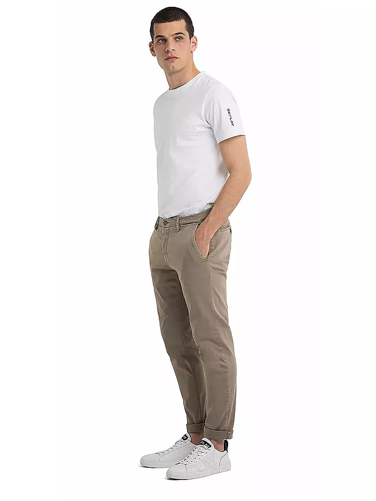 REPLAY | Jeans Slim Fit ZEUMAR - Hyperflex | dunkelgrün