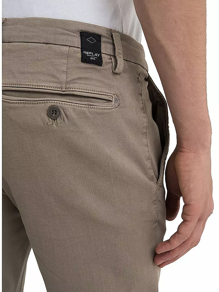 REPLAY | Jeans Slim Fit ZEUMAR - Hyperflex | dunkelgrün