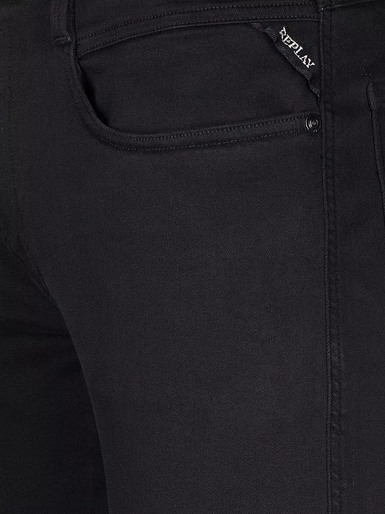 REPLAY | Jeans Slim-Fit "Anbass" Hyperflex | schwarz