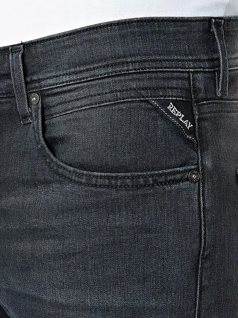 REPLAY | Jeans Straight Fit " Grover " | schwarz