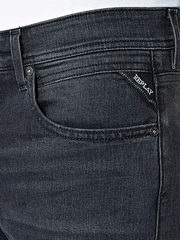 REPLAY | Jeans Straight Fit " Grover " | schwarz