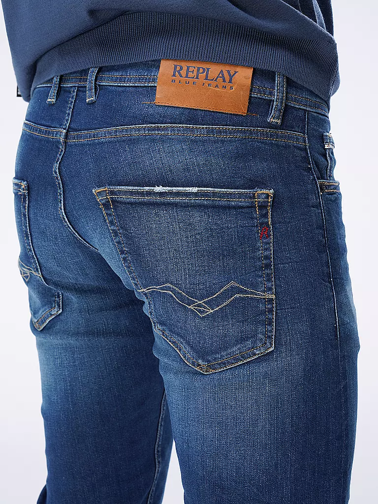 REPLAY | Jeans Straight Fit GROVER | blau