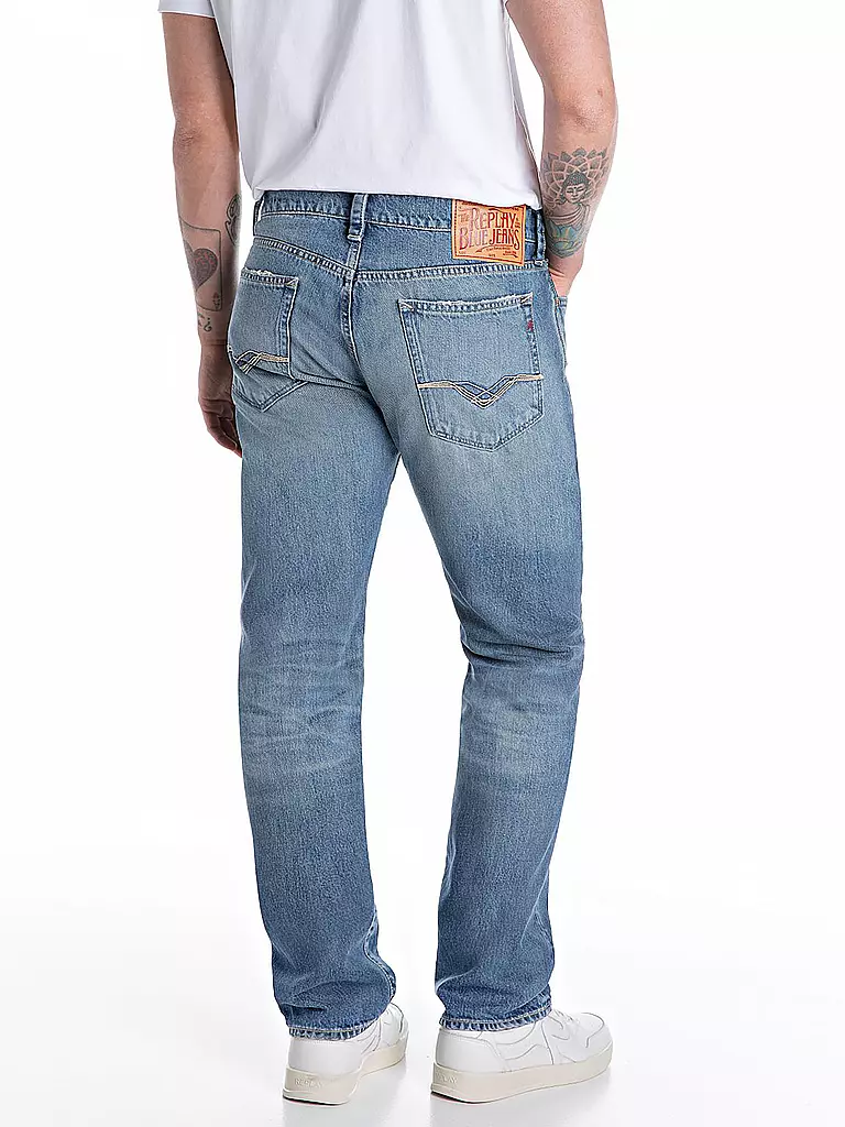 REPLAY | Jeans Tapered Fit DERICK | blau