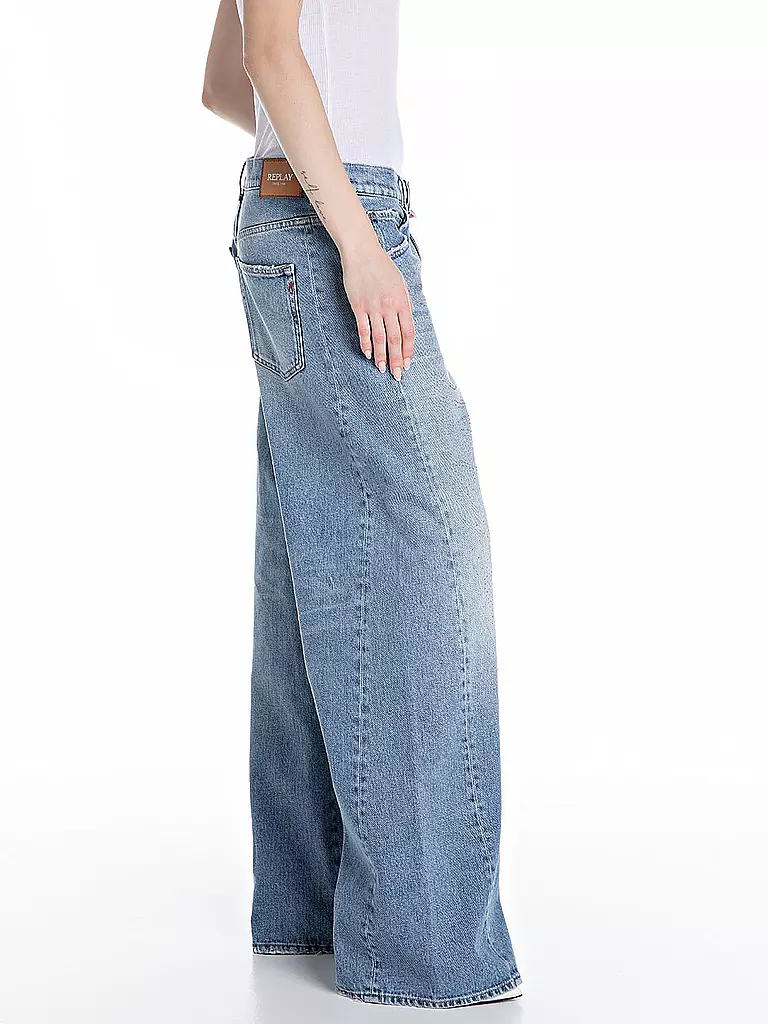 REPLAY | Jeans Wide Leg NARJA | blau