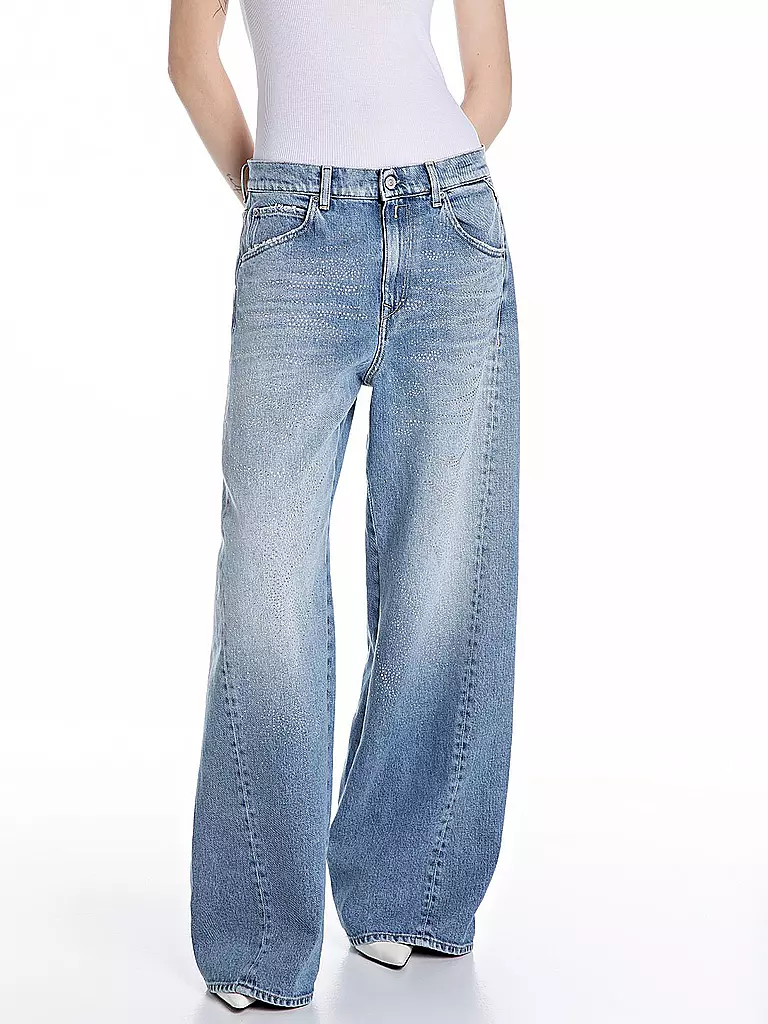REPLAY | Jeans Wide Leg NARJA | blau
