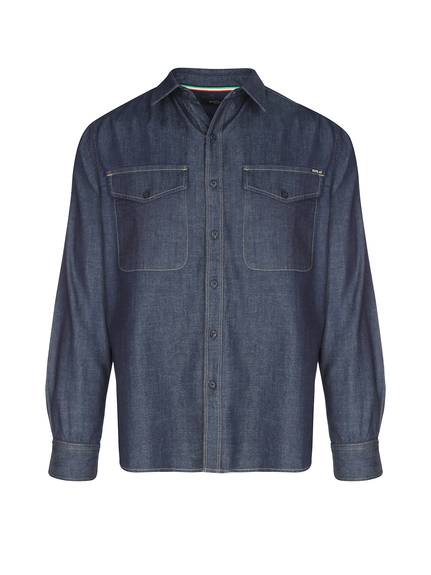 REPLAY | Jeanshemd  | blau