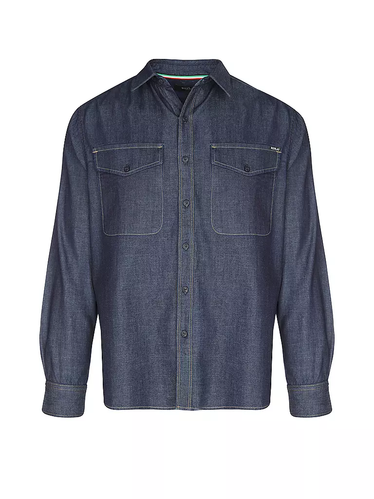 REPLAY | Jeanshemd  | blau