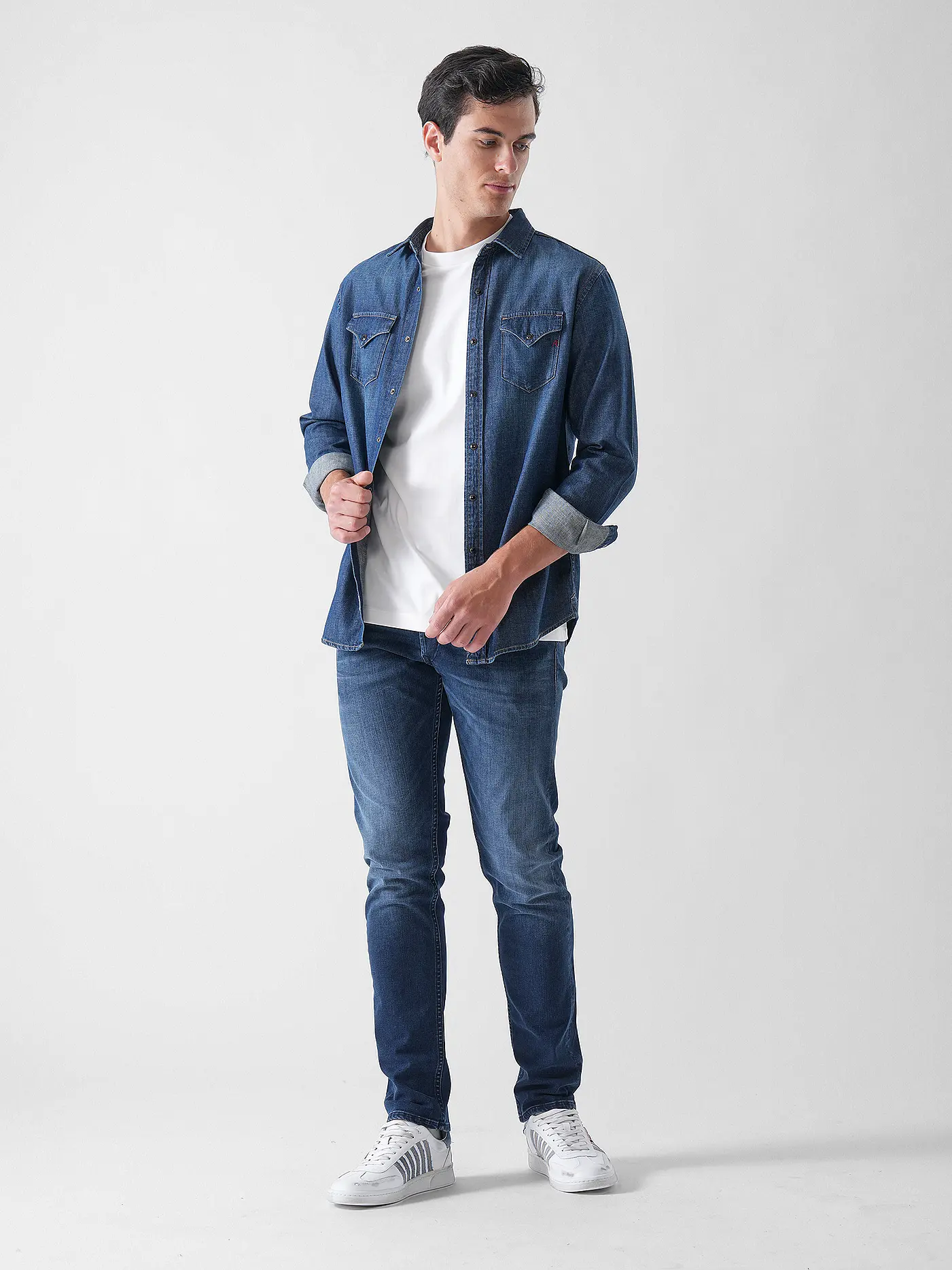 REPLAY | Jeanshemd  | blau