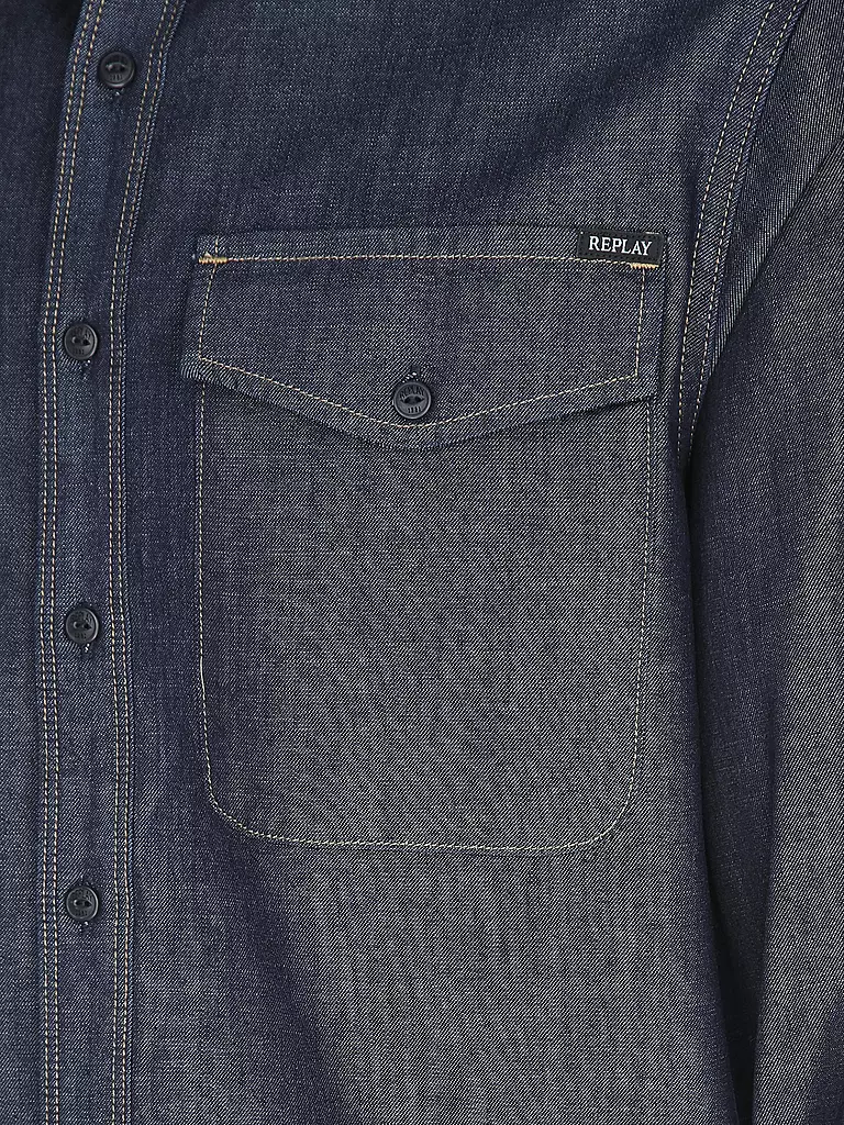 REPLAY | Jeanshemd  | blau