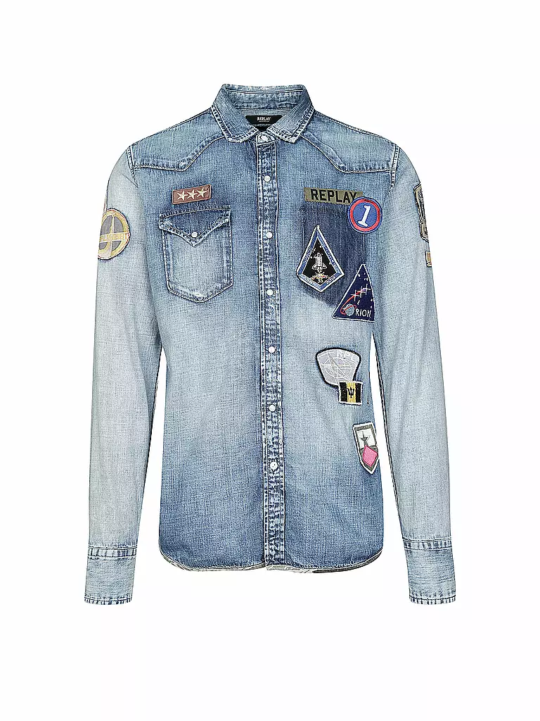 REPLAY | Jeanshemd Regular-Fit | 