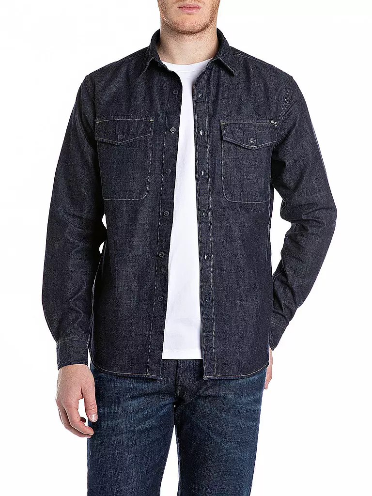 REPLAY | Jeanshemd | blau