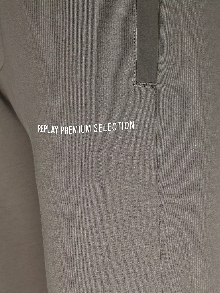 REPLAY | Jogginghose Regular Fit | olive