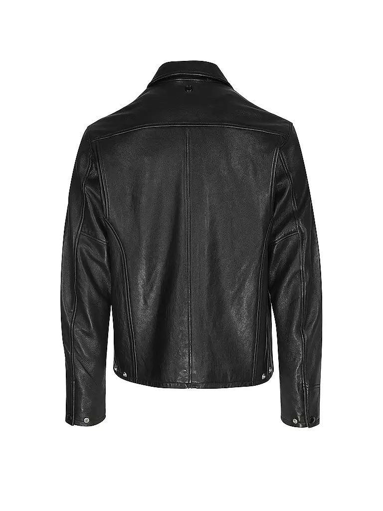REPLAY | Lederjacke | schwarz