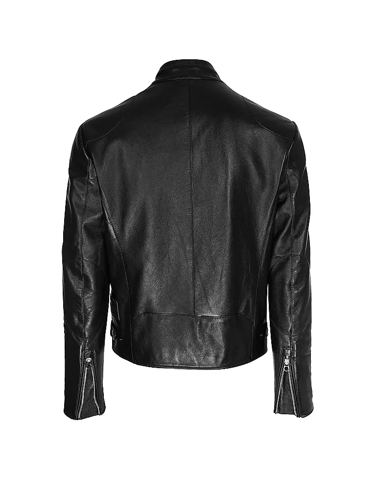 REPLAY | Lederjacke | schwarz