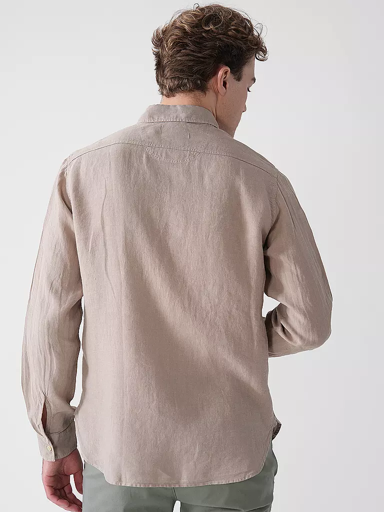 REPLAY | Leinenhemd Regular Fit | hellblau