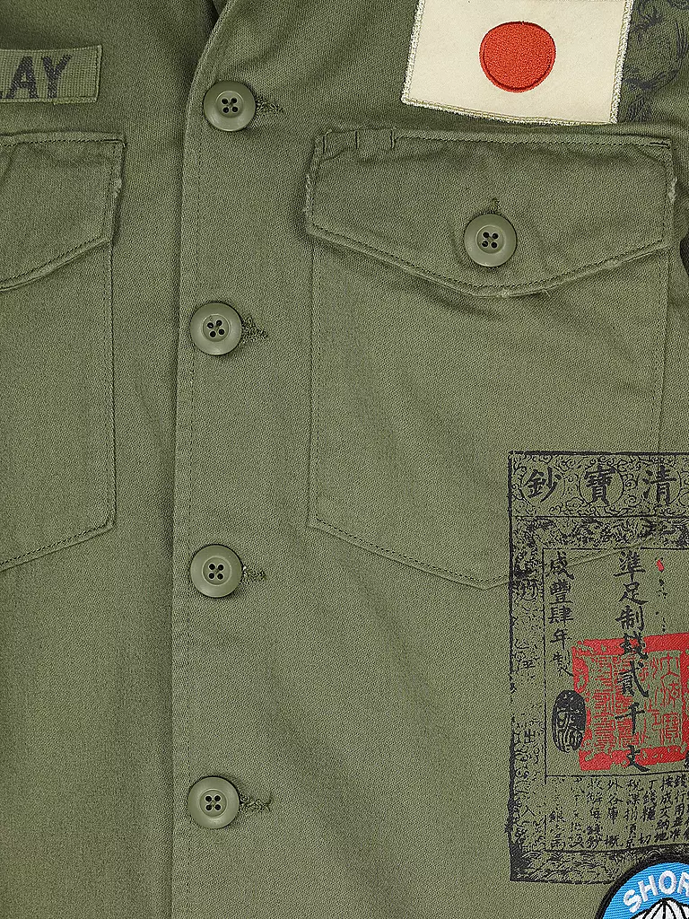 REPLAY | Overshirt | olive