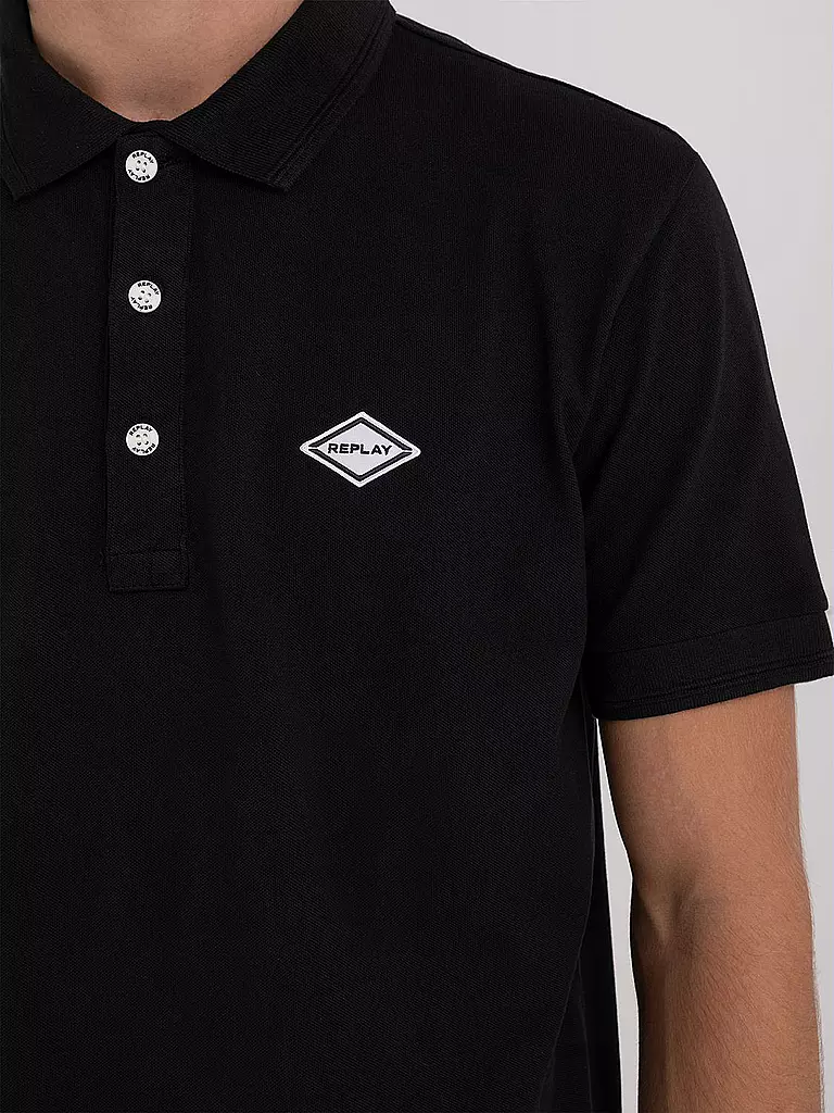 REPLAY | Poloshirt  | schwarz