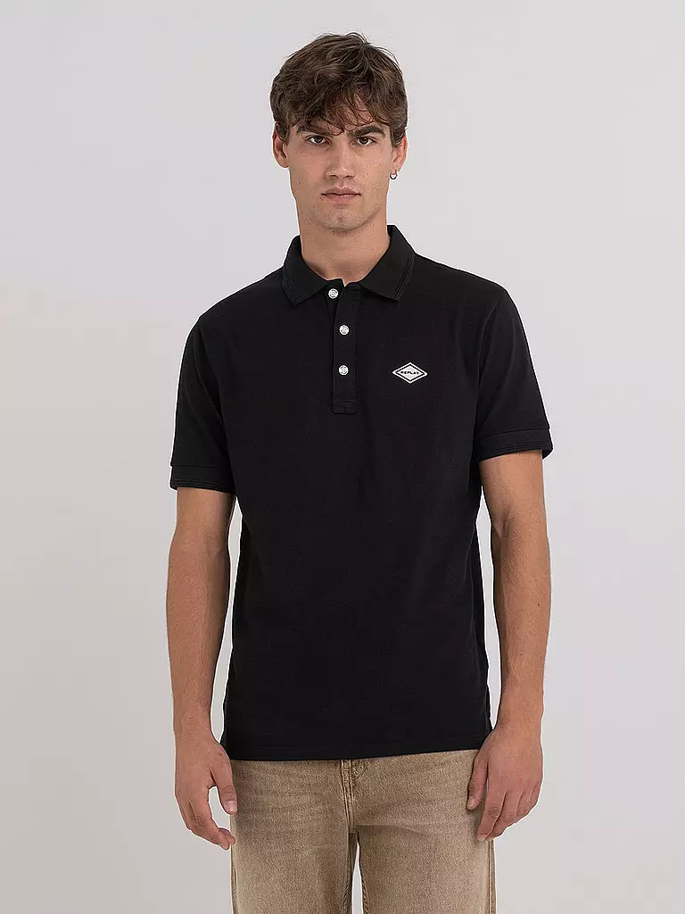 REPLAY | Poloshirt  | schwarz