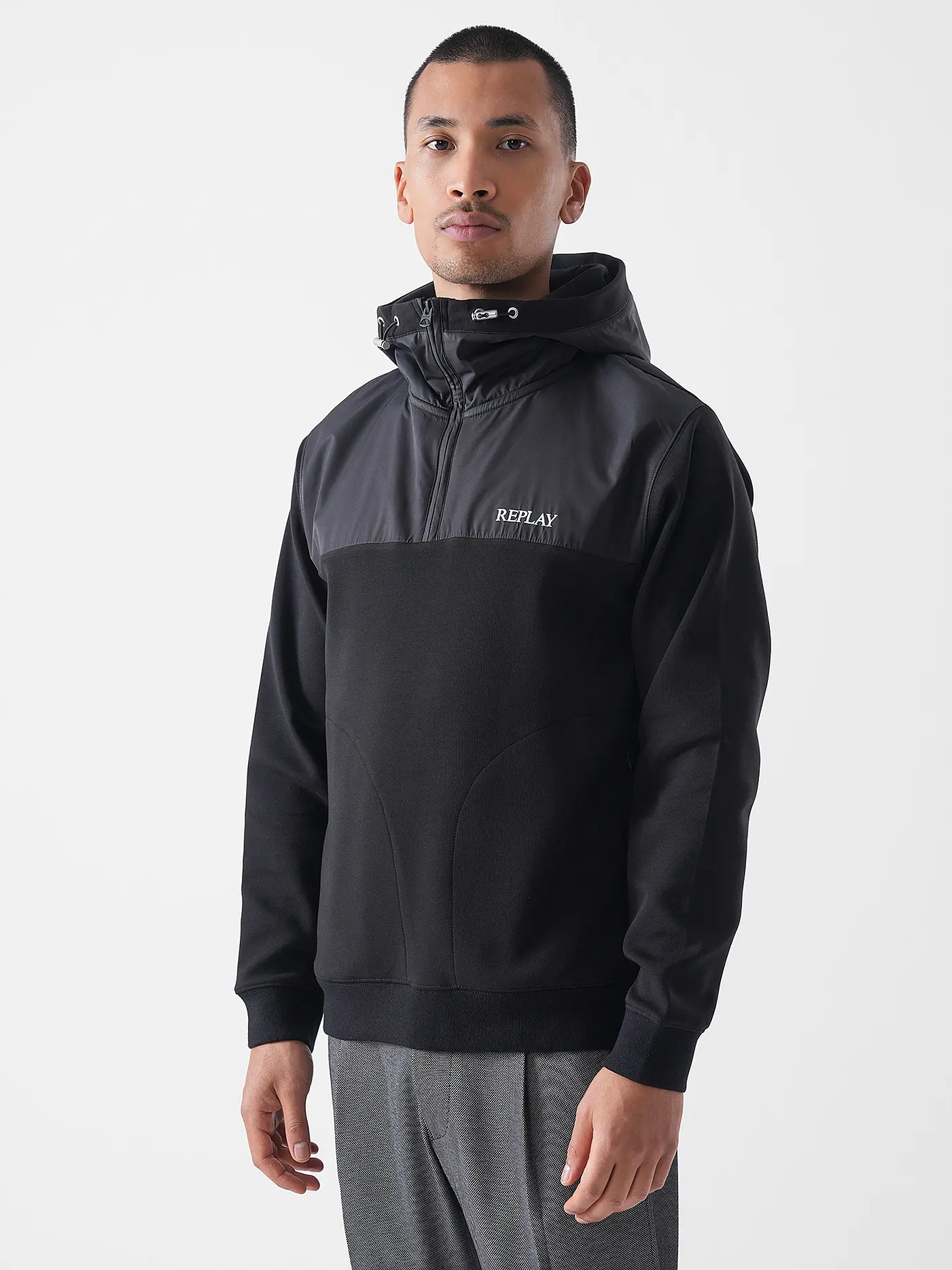 REPLAY | Sweatjacke  | schwarz